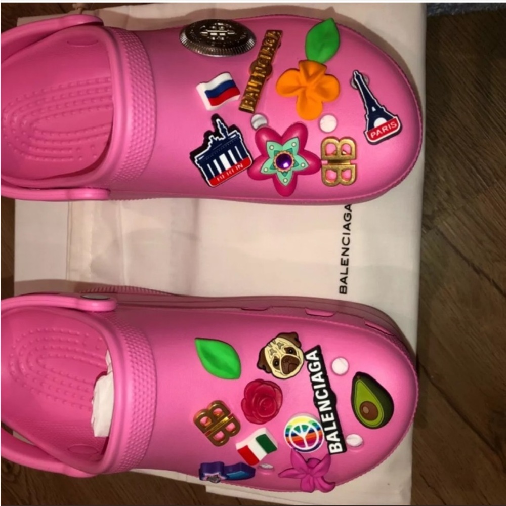 BALENCIAGA HEEL CROCS
